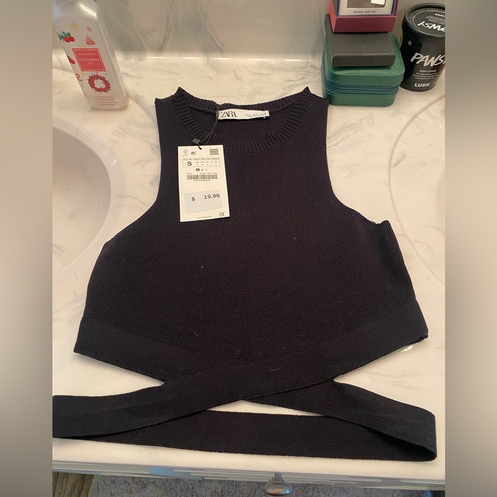 BNWT Zara black tank top - Picture 4 of 5